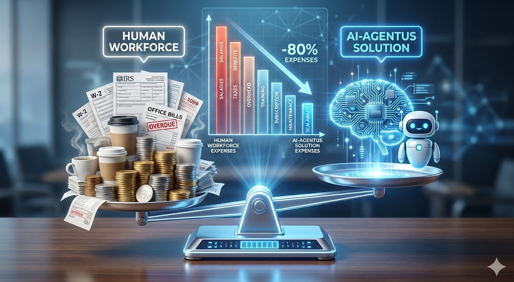 ИИ-сотрудник vs Человек: считаем реальную экономию ФОТ на примере отдела продаж